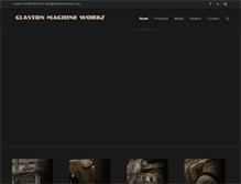 Tablet Screenshot of claytonmachine.com